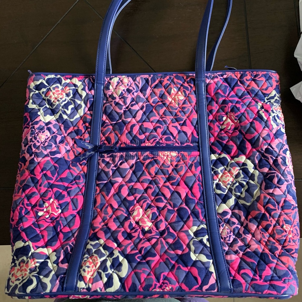 Vera Bradley Large Trimmed Faux Leather Straps
